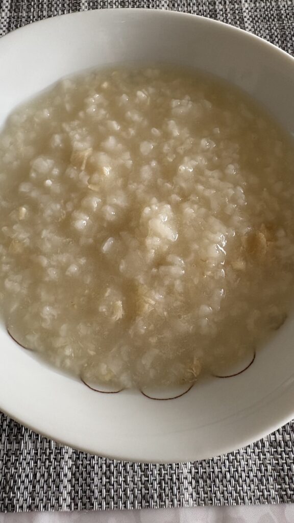 鯛がゆのアップ